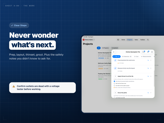 Blueprint: Home Projects & DIY iPad screenshot