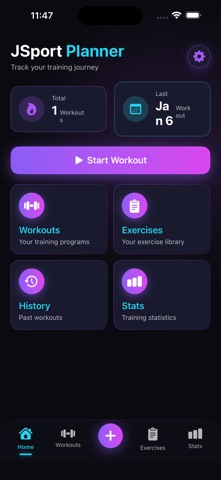 JSport Planner Screenshot 1 of 4