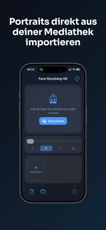 Face Video Morph Animator HD screenshot 1 of 6