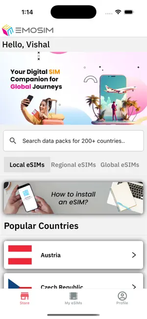 EMOSIM screenshot 1