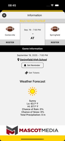 Centerville Athletics Screenshot 6 of 7