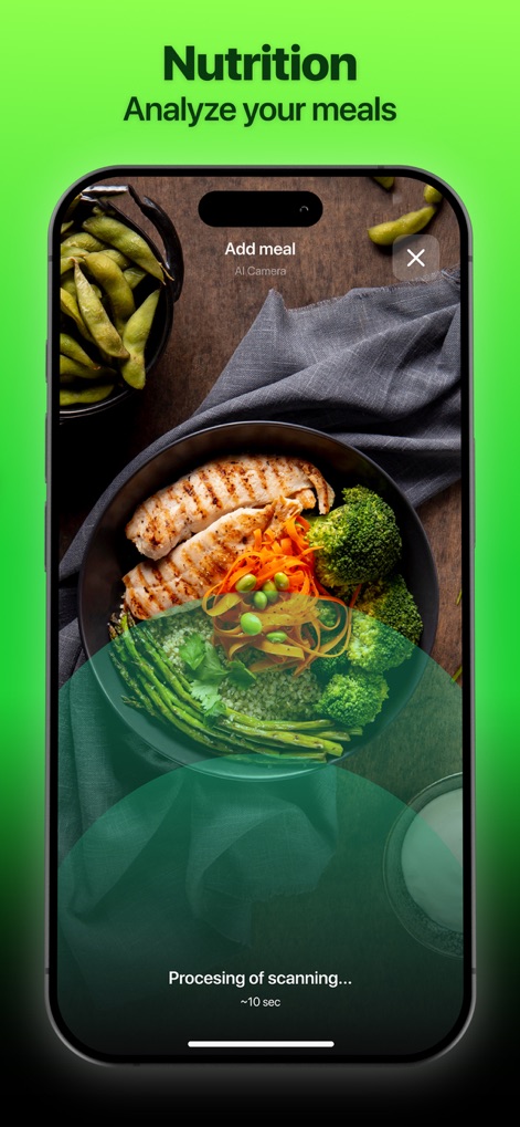 GoTall - Height Predictor - Utilize the AI Camera feature to scan meals, allowing the app to analyze dietary intake for optimal growth support.
