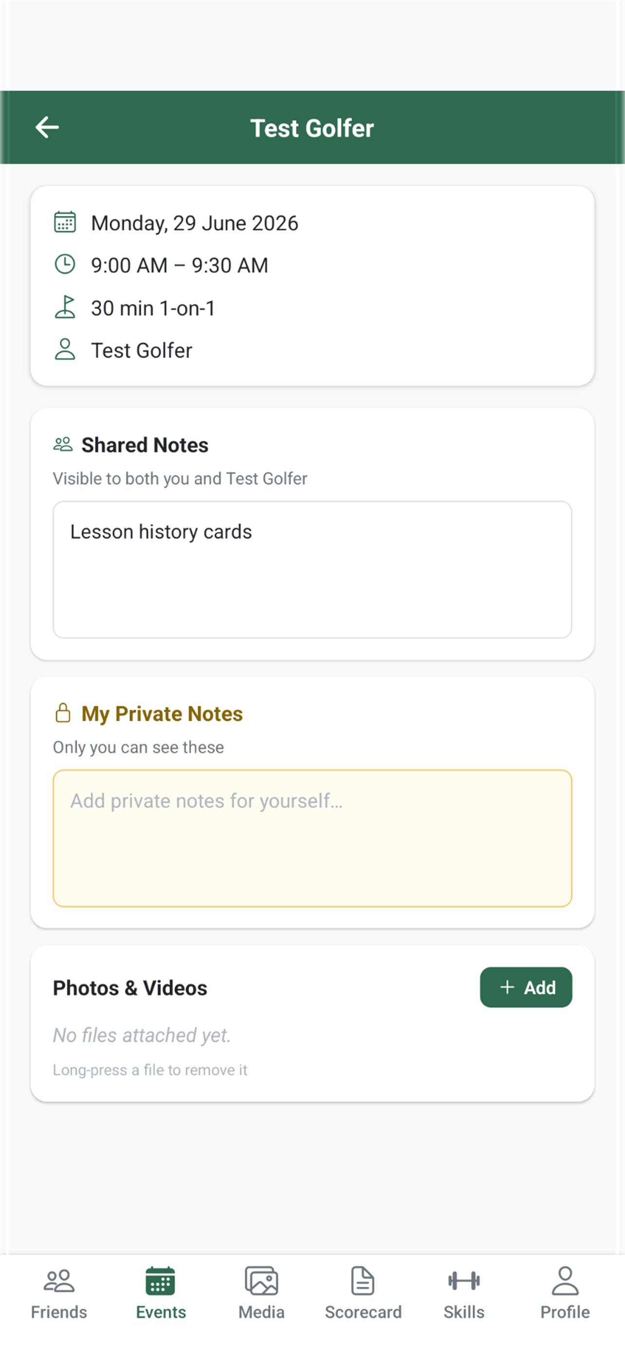 Coach Caddie screenshot 8