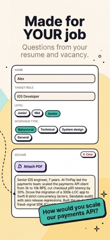 Mock Interview AI & Flashcards Screenshot 3 of 3