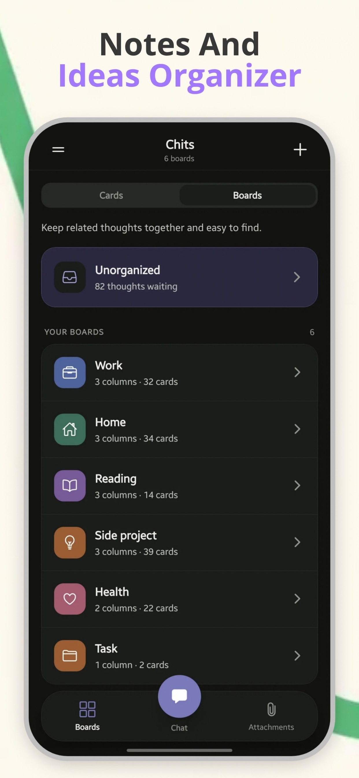 Screenshot 3 of Chits: Chat to Note