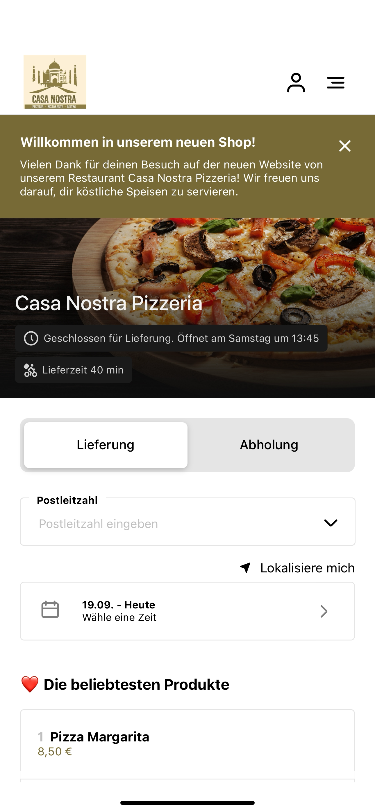 Casa Nostra Pizzeria