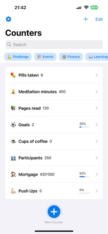 Counter App - Click Tracker Screenshot 1 of 9