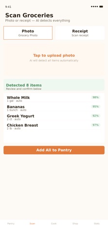 Smart Pantry - AI Kitchen screenshot