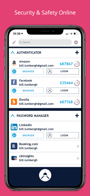 ‎Password Manager Authenticator Screenshot