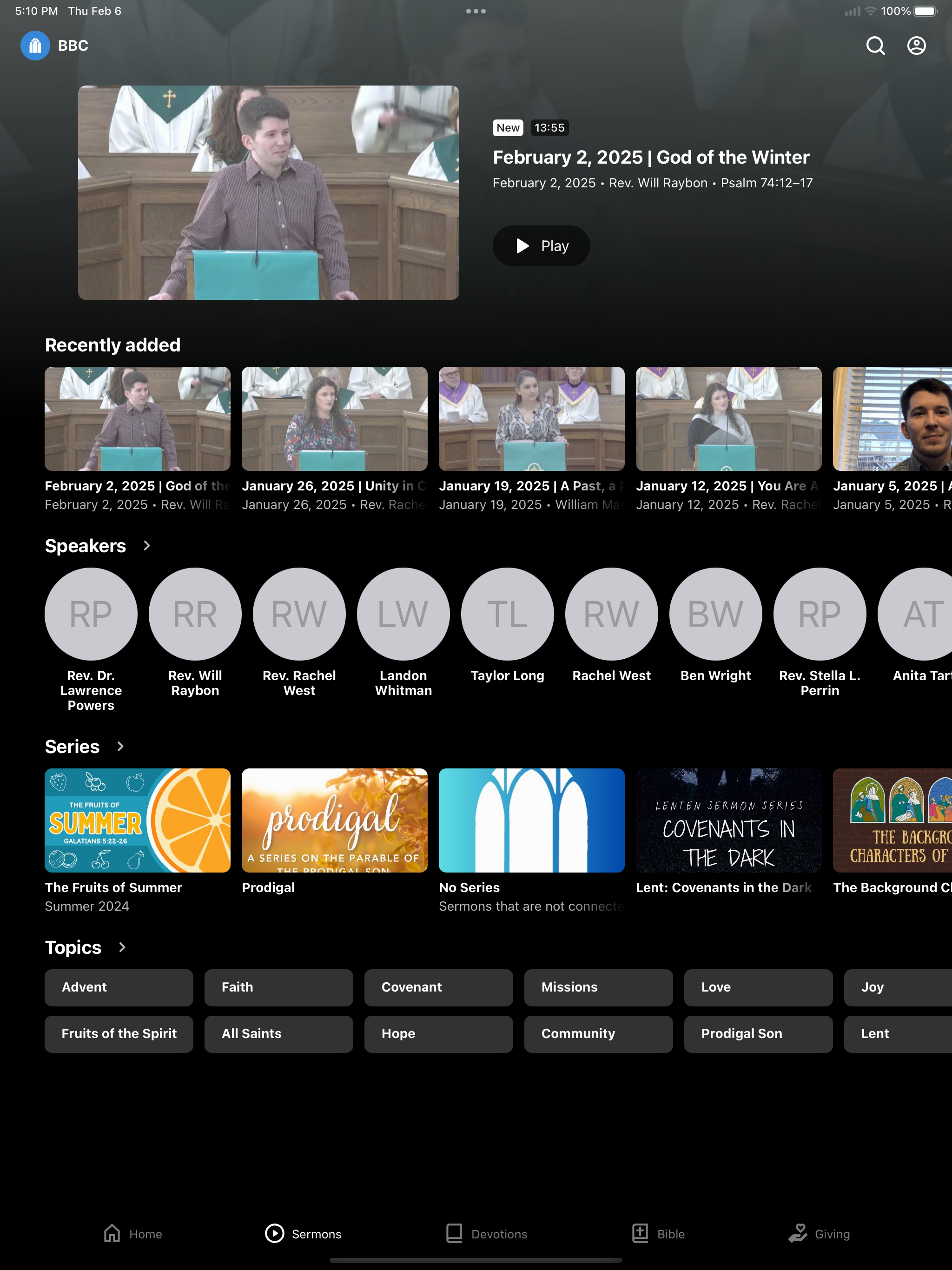 Benson Baptist Church screenshot 5