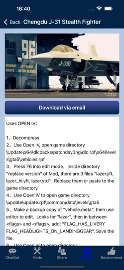 Screenshot von GTA5 -Mods(GTA V, GTAV, GTA 5) auf dem iPhone 4