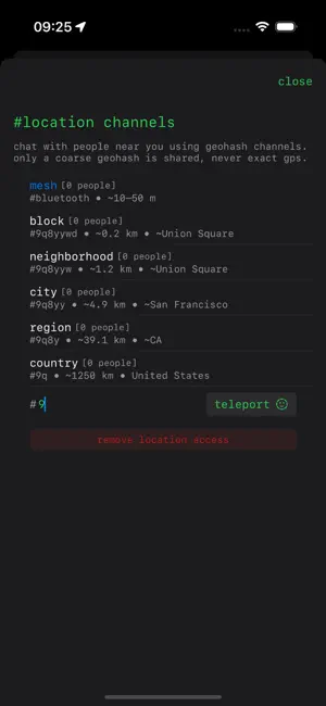 bitchat mesh screenshot 3