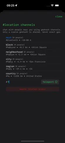 App Store-Screenshot 3 von bitchat mesh
