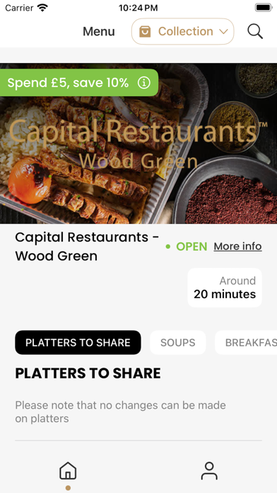 Capital Restaurant Wood Green Screenshot