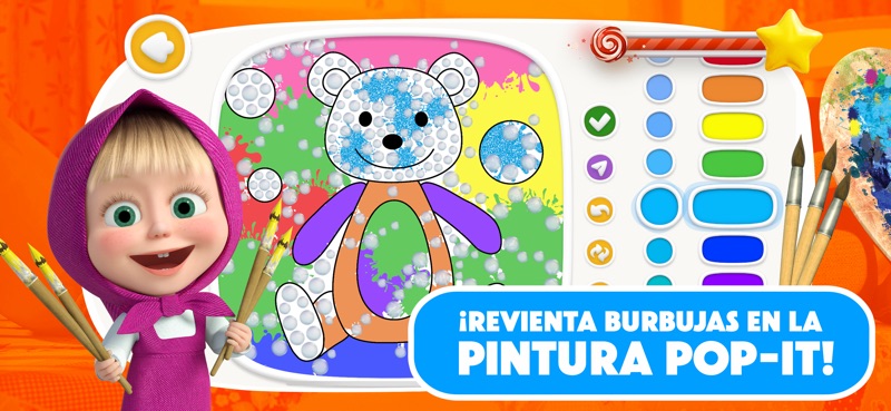 Masha y el Oso: Juegos de Arte screenshot 5
