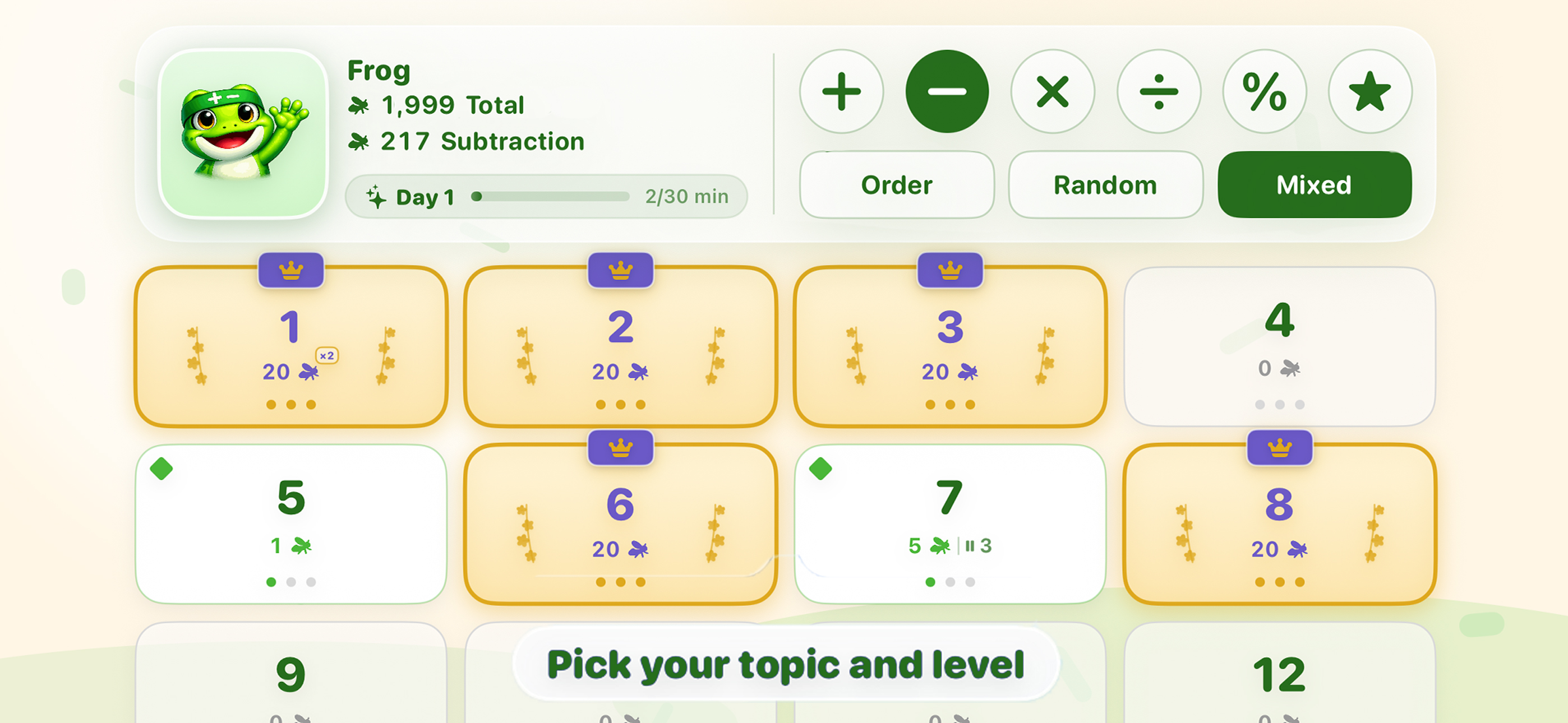 Hungry Frog: Math & Play screenshot 4