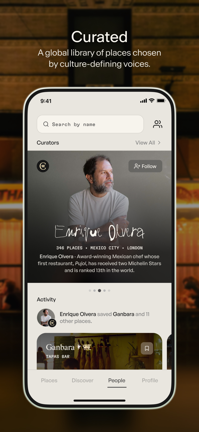 Places Curated Discovery