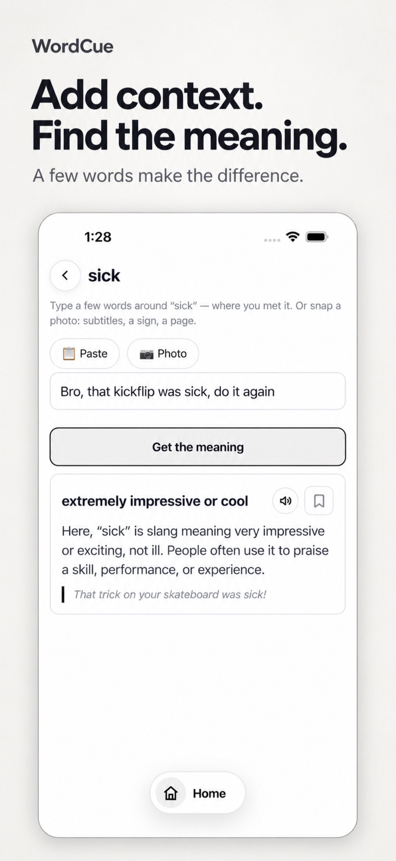 Screenshot 3 of WordCue: Clear in Context