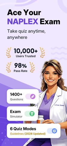 NAPLEX Exam Prep 2026 iPhone screenshot