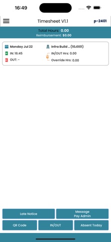 OnSite Timesheet Screenshot 3 of 5