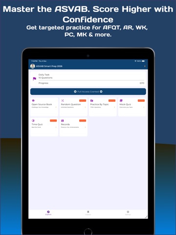 ASVAB Smart Prep 2026 iPad screenshot