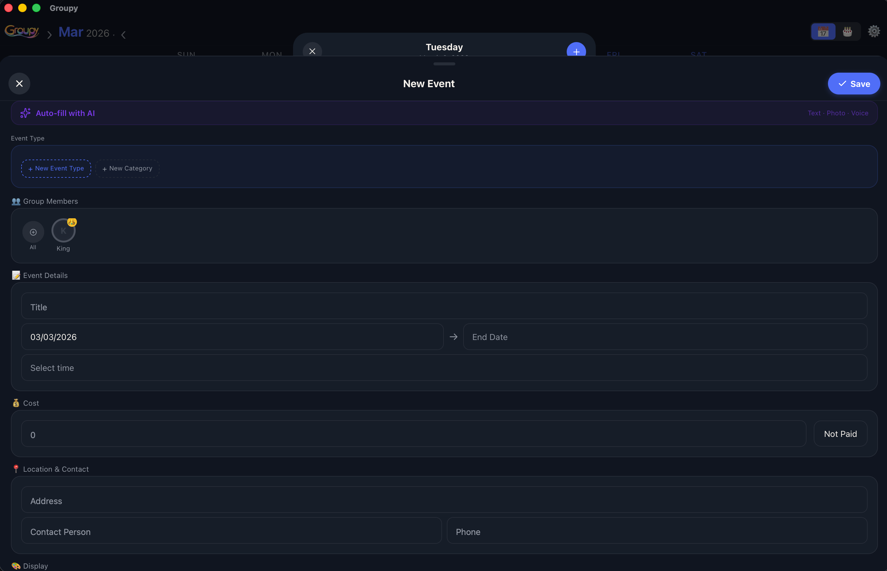 Groupy: Calendar Sharing screenshot 12