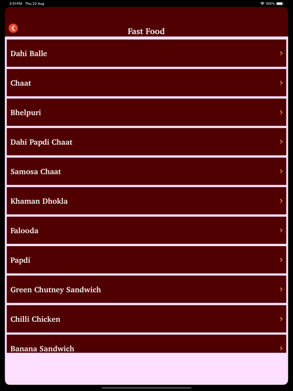 Screenshot #5 pour Hindi Recipes - Meal Reminder