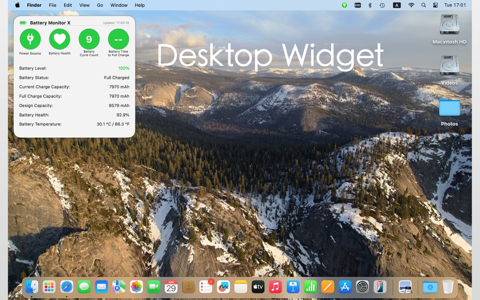 #7. Battery Monitor X-Health,Info (macOS) 由: 哲 魏