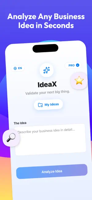 IdeaX: AI Business Plan screenshot 1