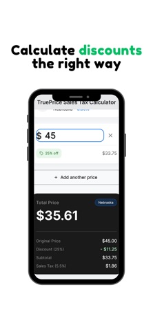TruePrice: US Sales Tax screenshot