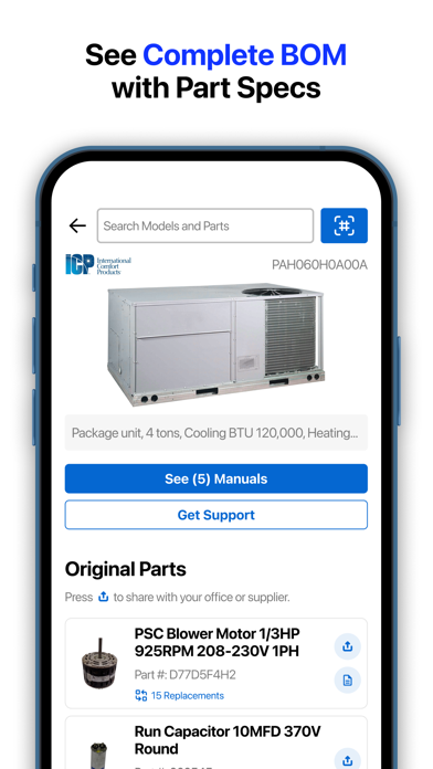 Bluon HVAC Screenshot