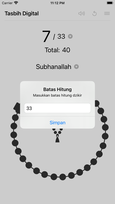 Tasbih Digital Offline Screenshot