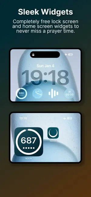 Noon: Prayer Times, Qibla screenshot 2