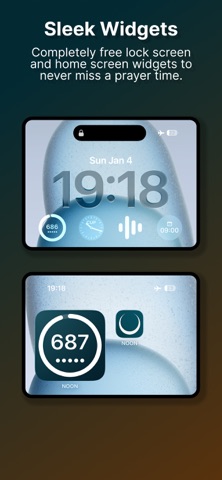 Noon: Prayer Times, Qibla screenshot