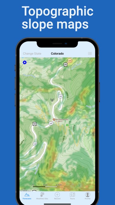 Backcountry Ski - Beta App Screenshot