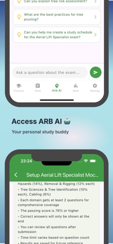 ISA Aerial Lift Flashcards iPhone screenshot