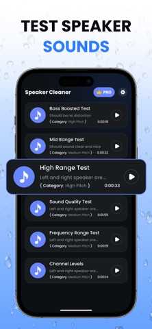 AquaBlast : Speaker Cleaner iPhone screenshot
