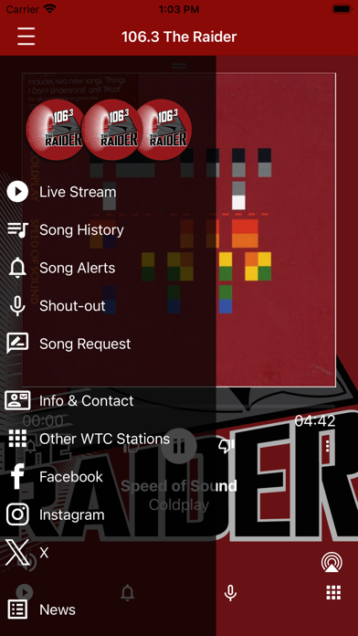 106.3 The Raider Screenshot 2 - AppWisp.com