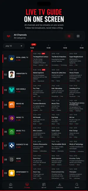 Tivix IPTV Player screenshot 4