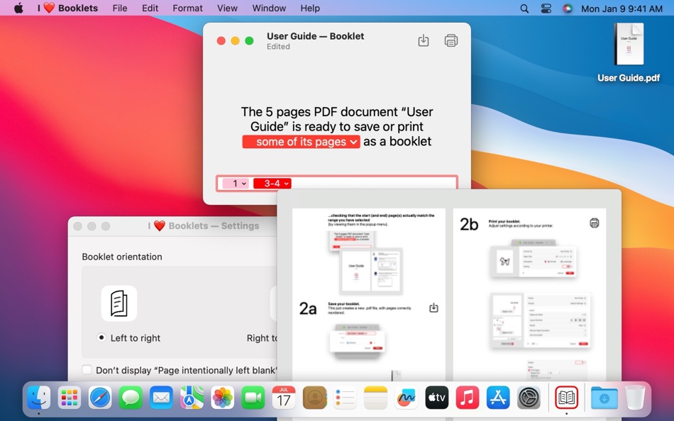 #3. I Love Booklets (macOS) Ved: DouWère, s.p.r.l.