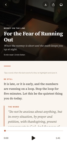 Founded - Daily Devotionals iPhone screenshot