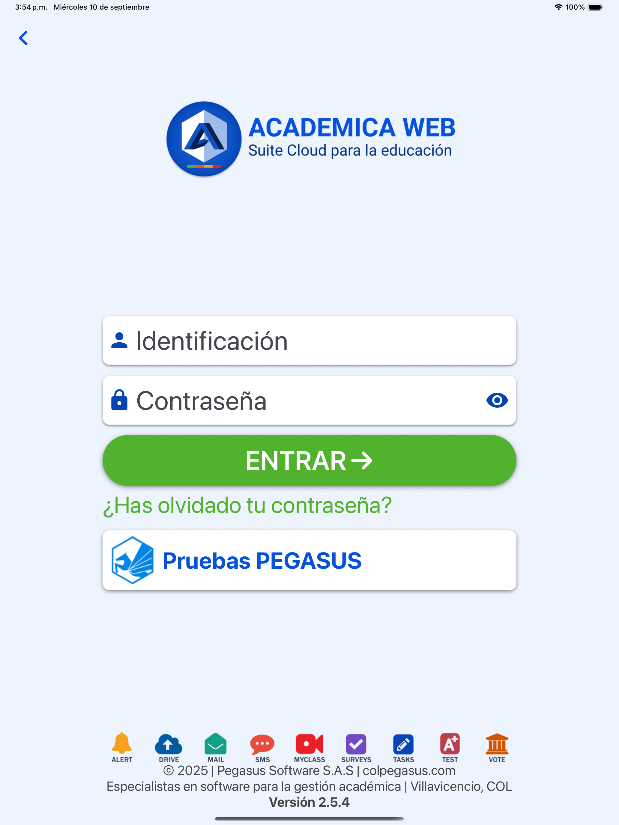 Academica Web screenshot 12