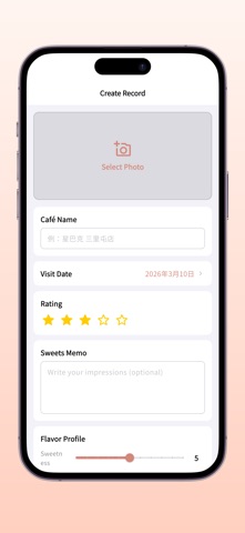 甜品日记 - 咖啡厅·甜点记录 screenshot