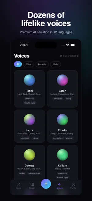 text2voice - AI Voice Reader screenshot 2