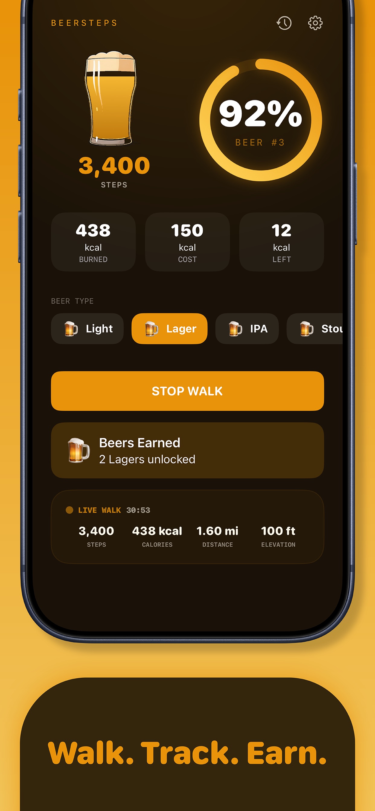 Screenshot 2 of BeerSteps