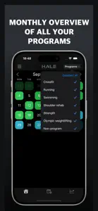 Haile Training Workout planner screenshot #8 for iPhone