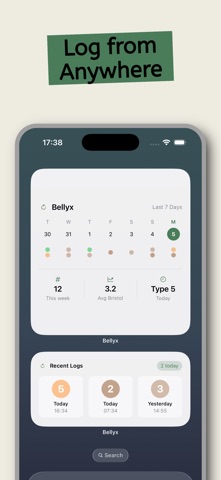 Bellyx - Bowel Diary IBS iPhone screenshot