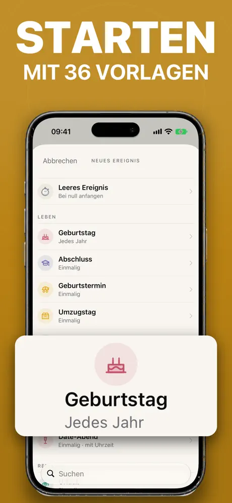 Countdown Widget: Tage bis — Screenshot 9