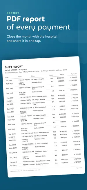 Little Shift: Shift Tracker screenshot 3