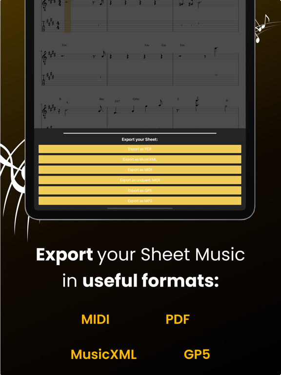 Guitar2Tabs - Transcribe Riffs iPad screenshot